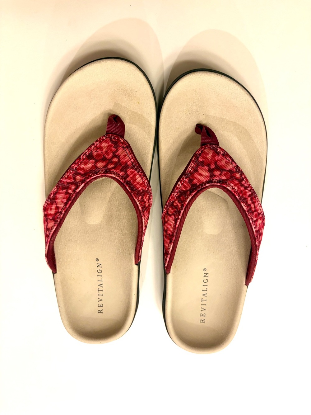 Revitalign Orthotic Printed
Thong Sandals Shoes Yumi Mod
Floral Women's Pink -9 - Picture 3 of 8
